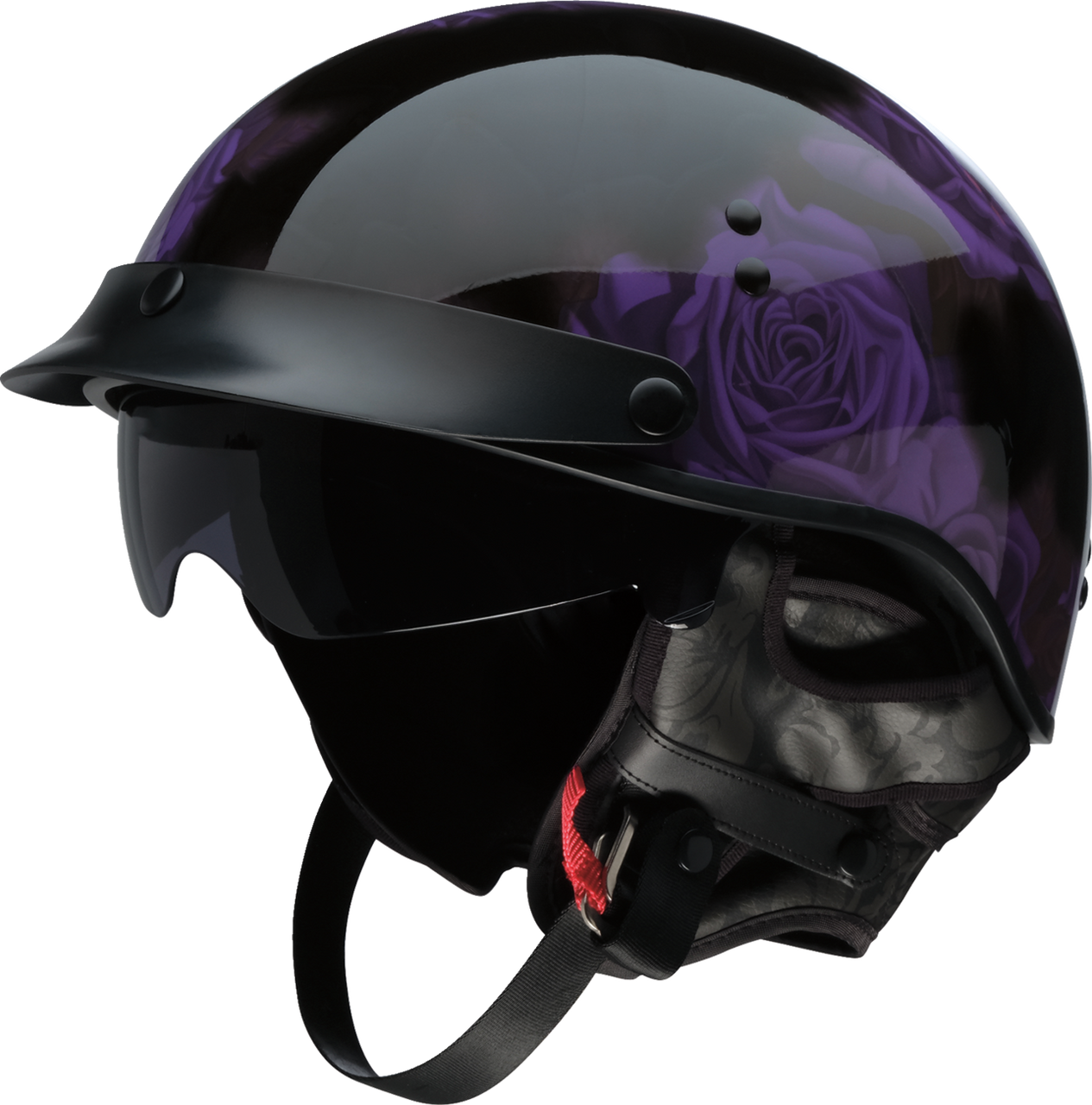 Z1R Vagrant NC Helmet - Rose - Black/Purple - Small 0103-1445