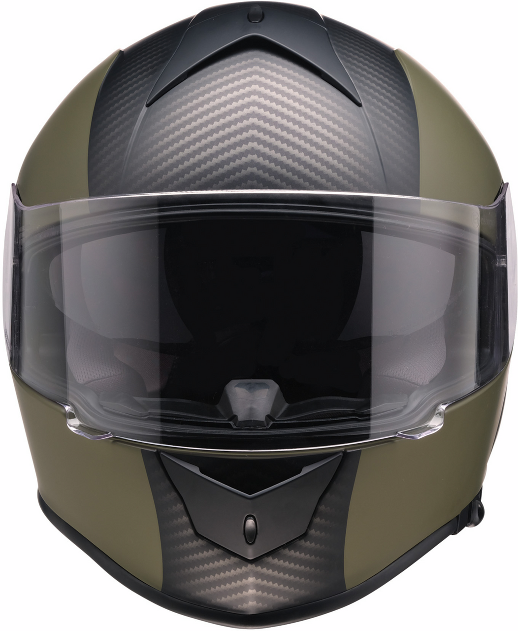 Z1R Warrant Helmet - Carbon - Green - Small 0101-17433