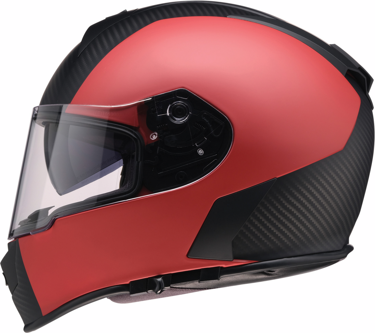 Z1R Warrant Helmet - Carbon - Red - 2XL 0101-17431