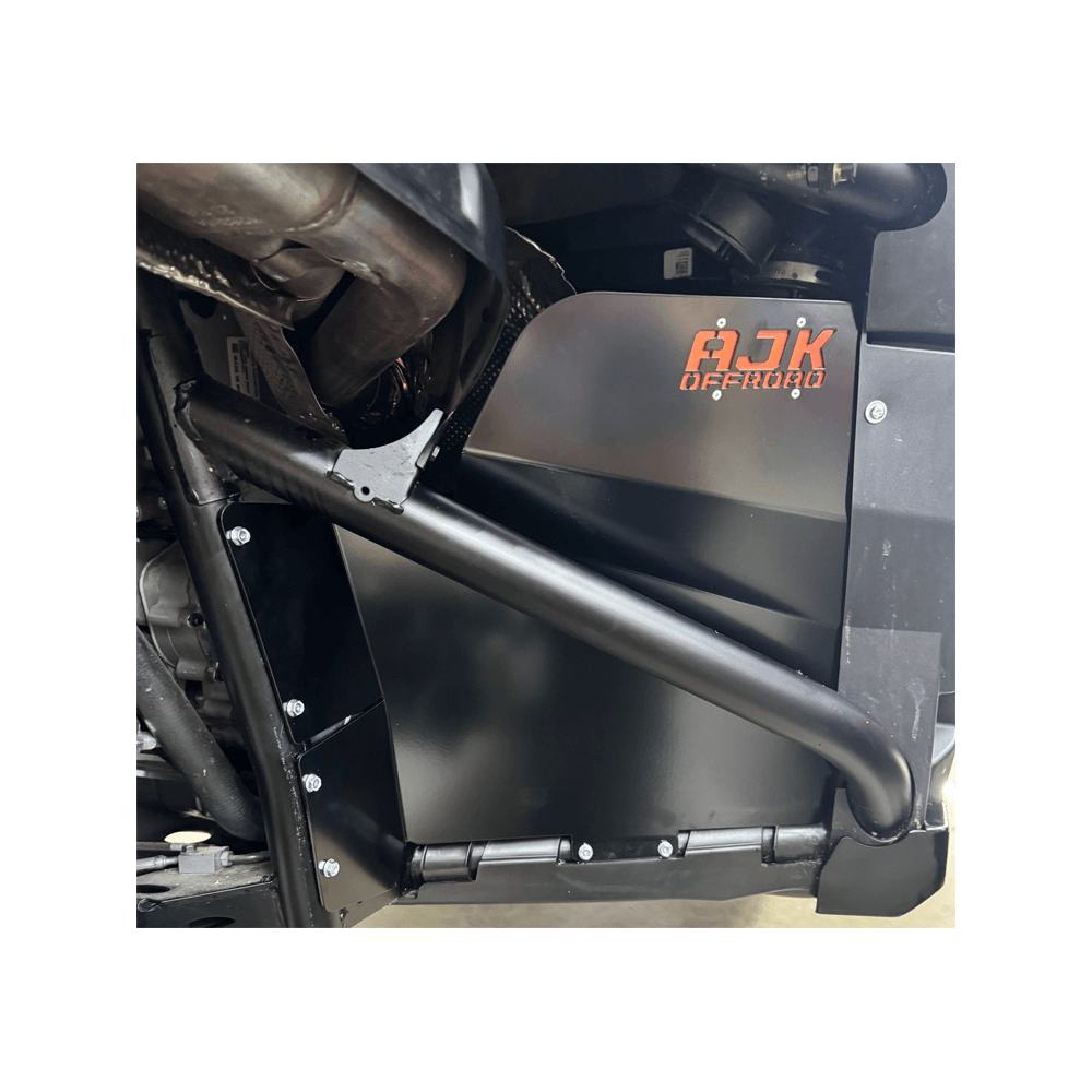 Polaris Xpedition Rear Mud Guards in Black Close Up