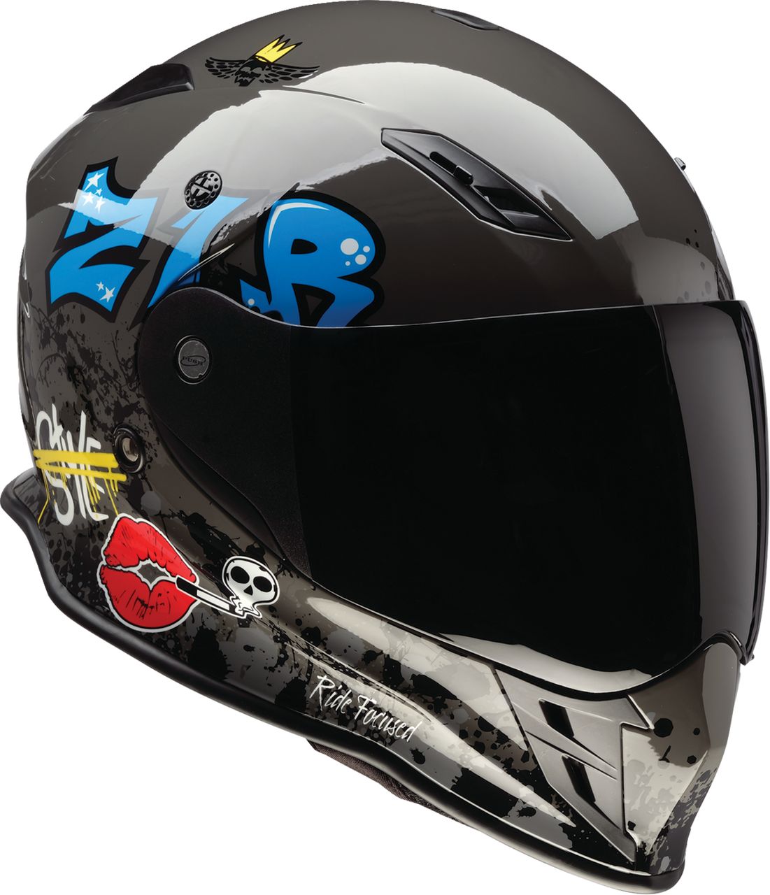 Z1R Nemesis Helmet - Distro - Gray - Large 0101-17860