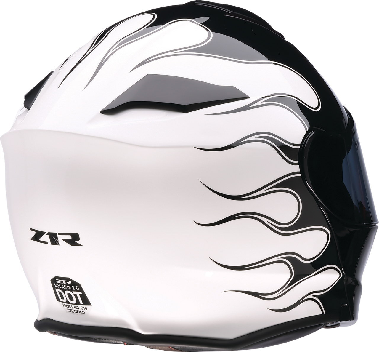Z1R Solaris 2.0 Modular Helmet - Flame - Black/White - Small 0100-2659