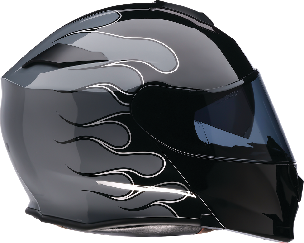 Z1R Solaris 2.0 Modular Helmet - Flame - Black/Gray - Medium 0100-2654