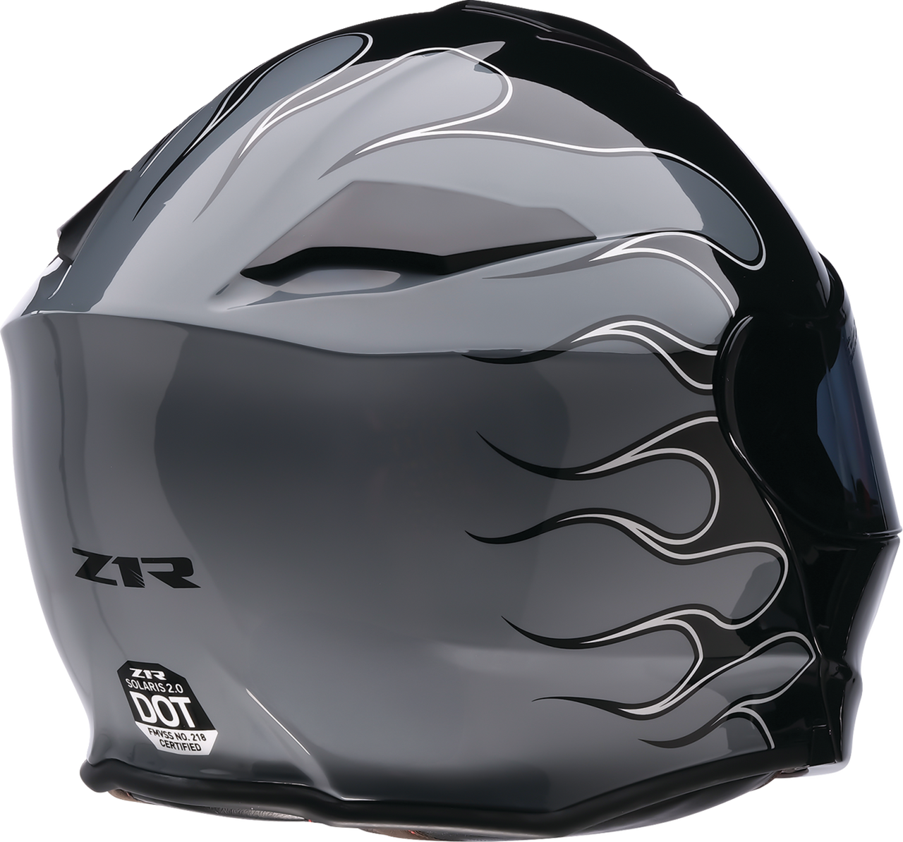 Z1R Solaris 2.0 Modular Helmet - Flame - Black/Gray - Small 0100-2653