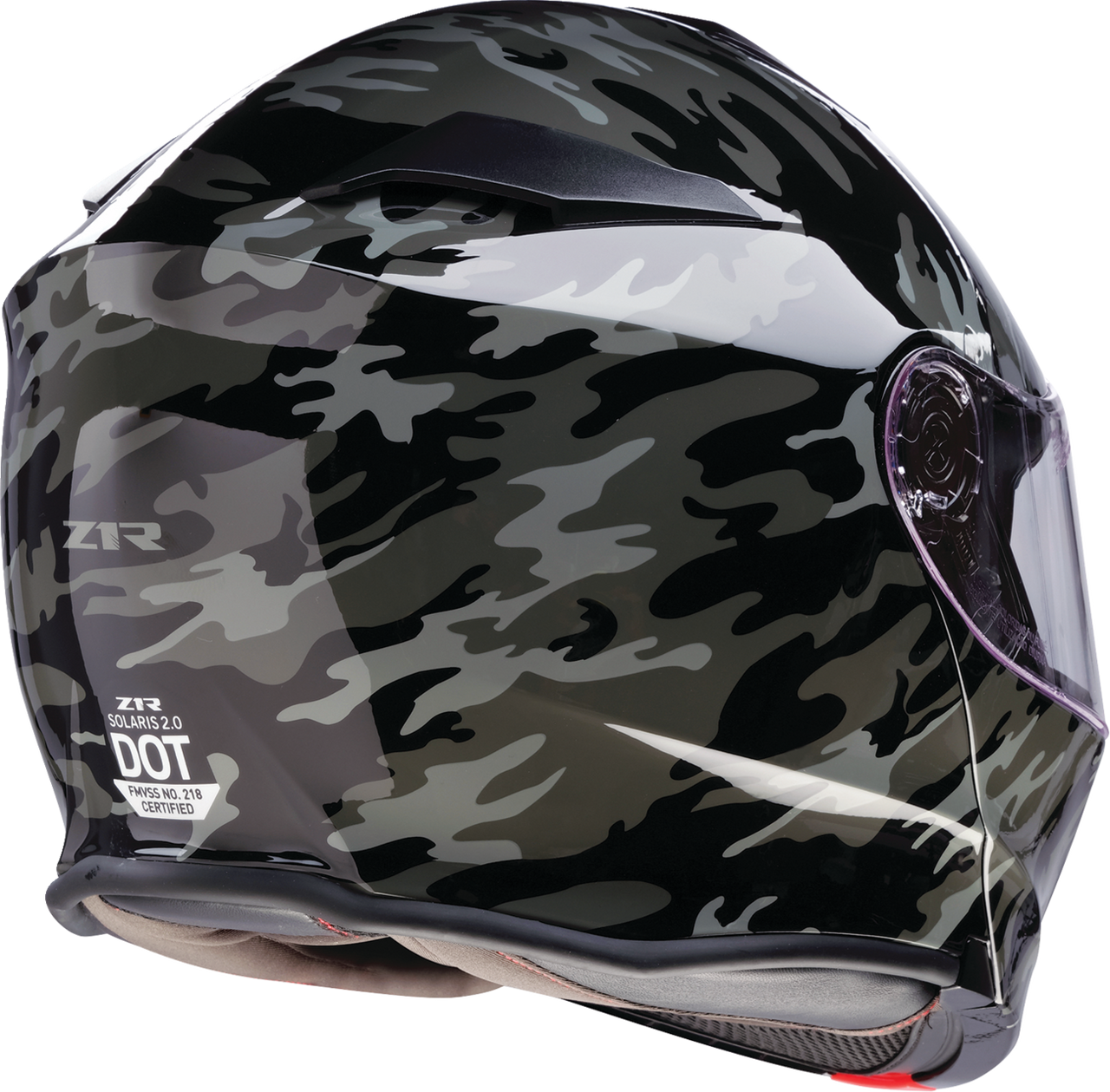 Z1R Solaris 2.0 Modular Helmet - Camo - Black/Gray - Medium 0100-2609