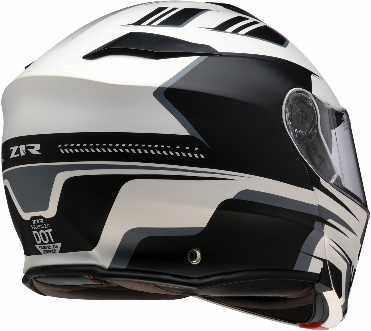 Z1R Solaris 2.0 Modular Helmet - Slater - White - 3XL 0100-2553