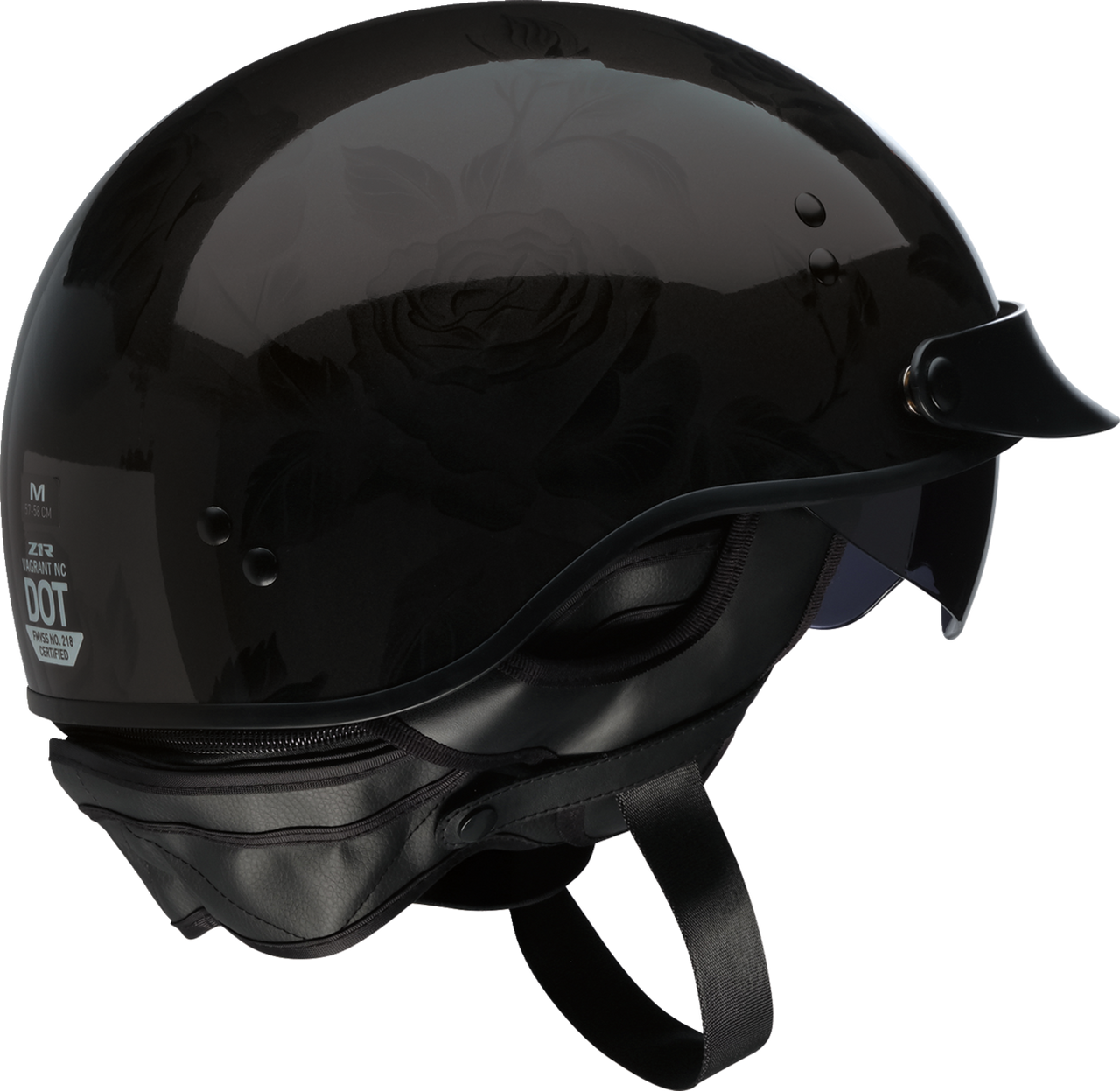 Z1R Vagrant NC Helmet - Rose - Black - Small 0103-1451