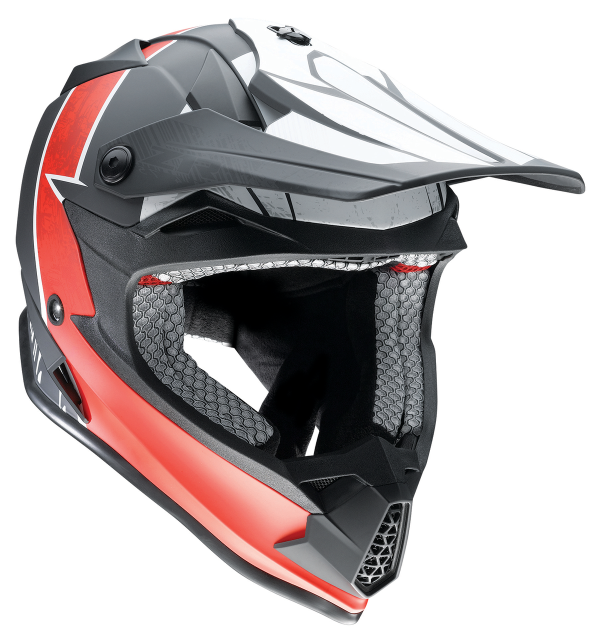 Z1R Youth F.I. Helmet - Fractal - MIPS® - Matte Black/Red - Small 0111-1517