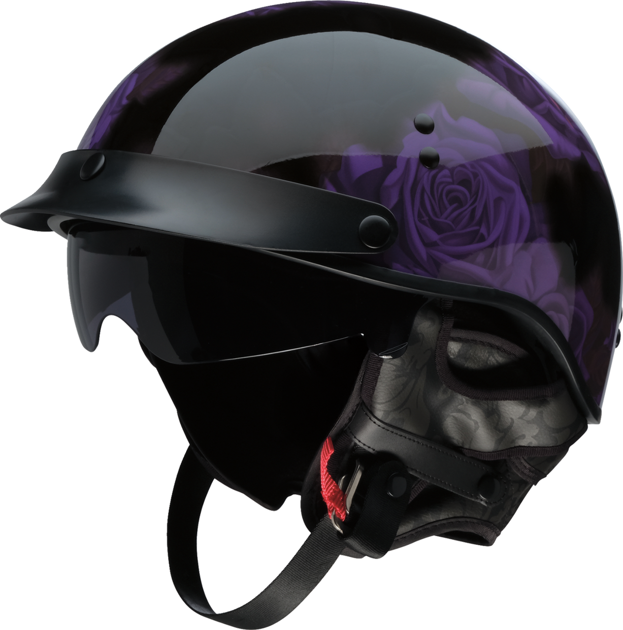 Z1R Vagrant NC Helmet - Rose - Black/Purple - Large 0103-1447