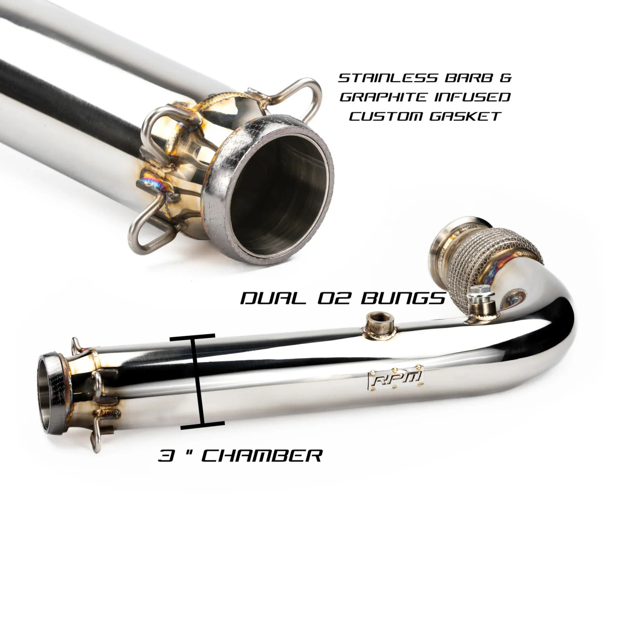 RPM X3 E-Valve Slip On Exhaust Sport Muffler Can-Am Maverick X3 Turbo R & RR 2017-2026