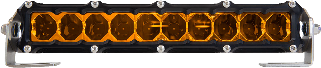 HERETIC Light Bar - 10" - Flood - Amber 51004