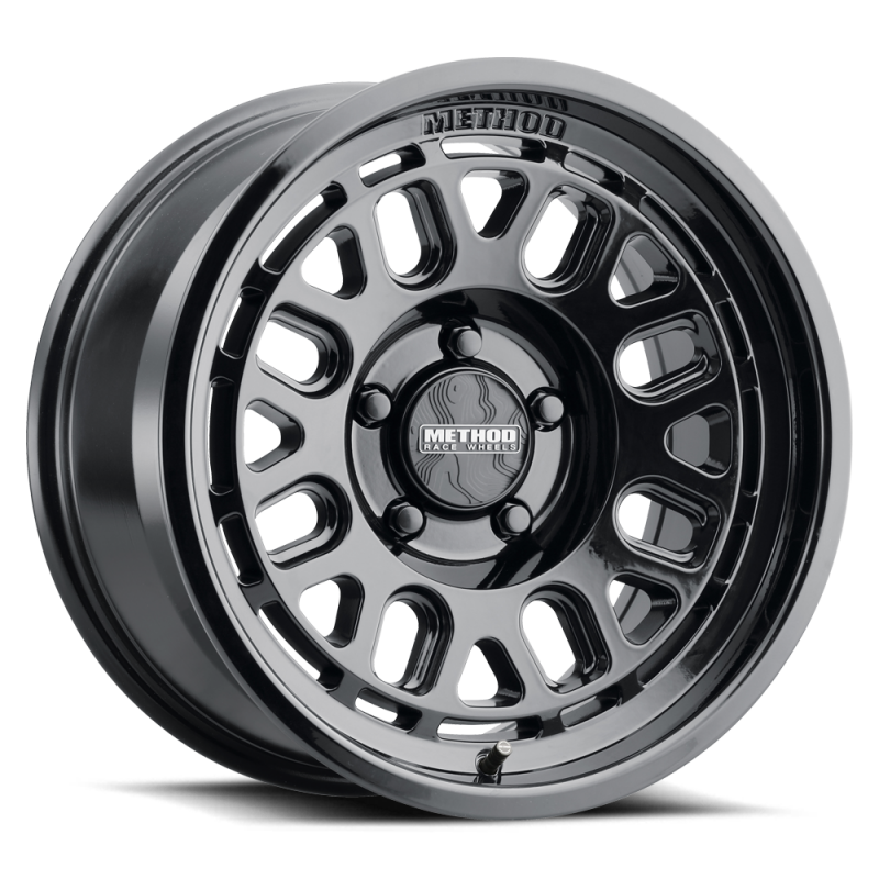 Method MR321 17x8.5 -0mm Offset 6x5.5 BP 106.25mm CB 4.72in BS Gloss Black Wheel