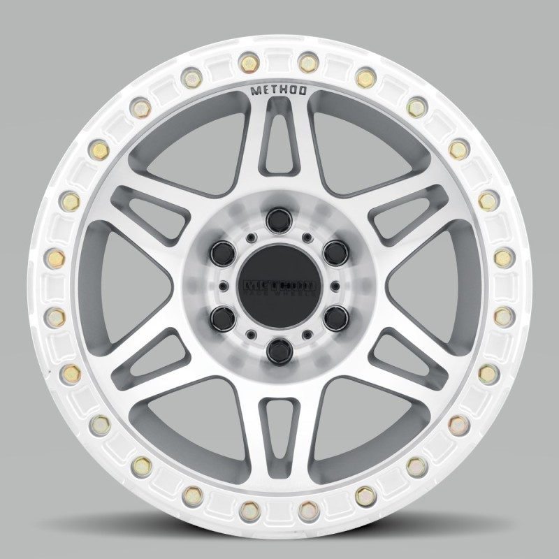 Method MR106 Beadlock 17x9 -44mm Offset 8x6.5 130.81mm CB Machined/Clear Coat w/BH-H36125 Wheel