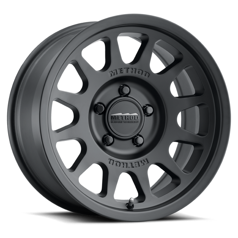 Method MR703 17x8.5 0mm Offset 5x150 110.5mm CB Matte Black Wheel