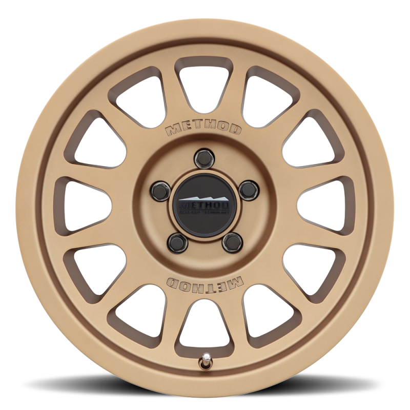 Method MR703 17x8.5 +25mm Offset 5x5 71.5mm CB Method Bronze Wheel