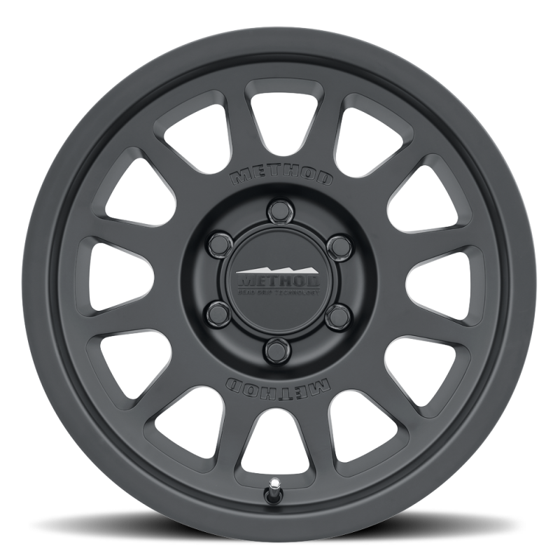 Method MR703 17x8.5 0mm Offset 6x135 87mm CB Matte Black Wheel