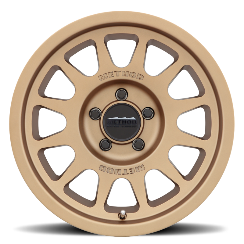 Method MR703 17x8.5 0mm Offset 5x5 71.5mm CB Method Bronze Wheel