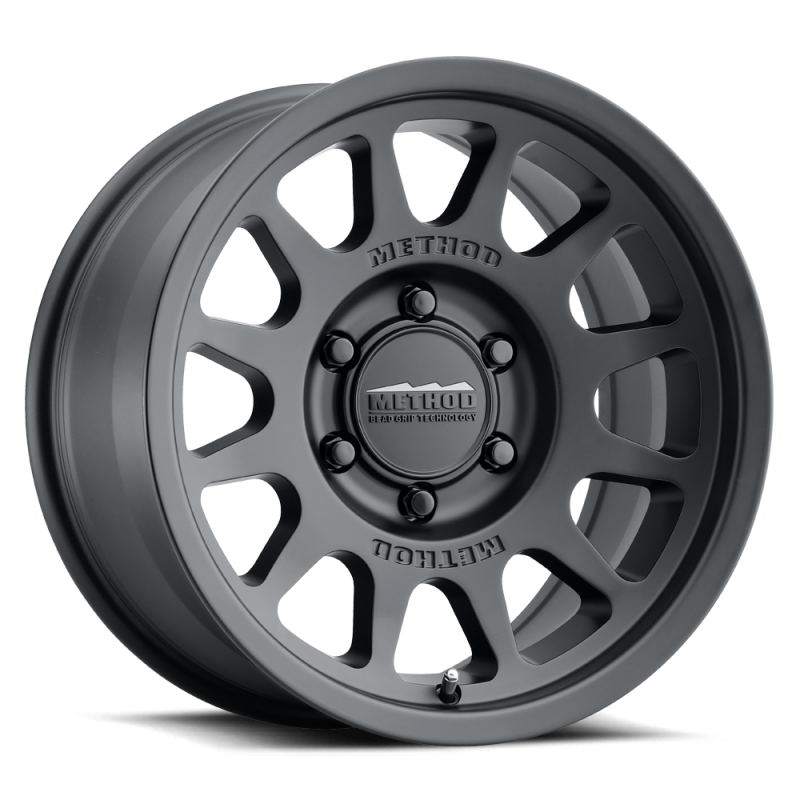Method MR703 16x8 0mm Offset 6x5.5 106.25mm CB Matte Black Wheel