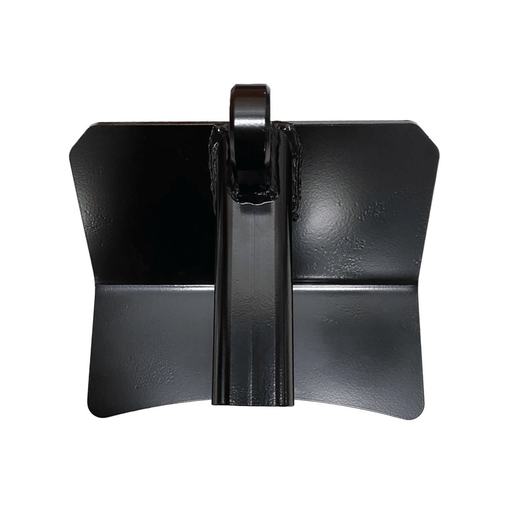 Hitch Skid with Recovery Point Short by AJK Offroad Top Down Angle View