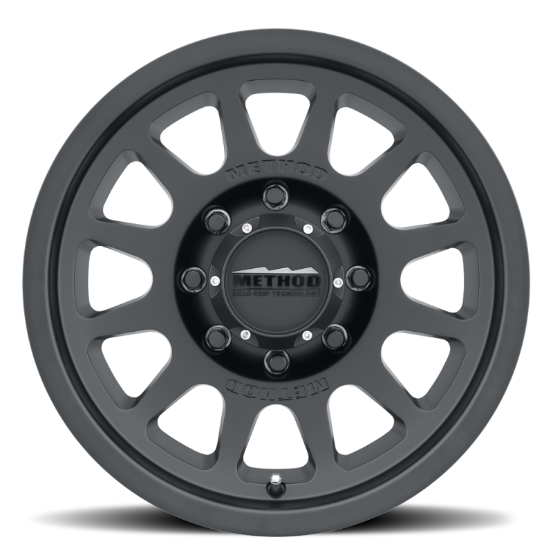 Method MR703 17x8.5 0mm Offset 8x6.5 130.81mm CB Matte Black Wheel