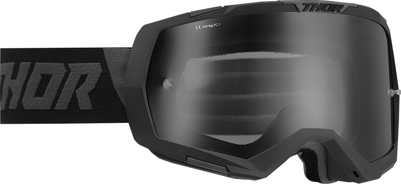 THOR Regiment Goggle - Black/Gray - Smoke Lens 2601-2797