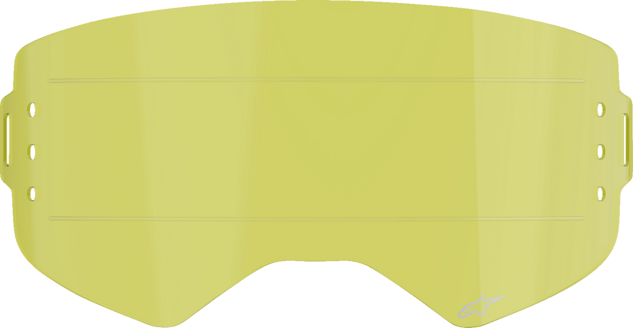 ALPINESTARS GOGGLES Supertech Roll-Off Goggle Lens - Yellow 9100625-5115