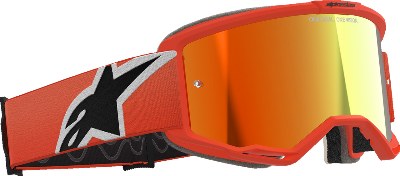 ALPINESTARS GOGGLES Vision 5 Goggle - Corp - Orange - Red Mirror Lens 5101825-480