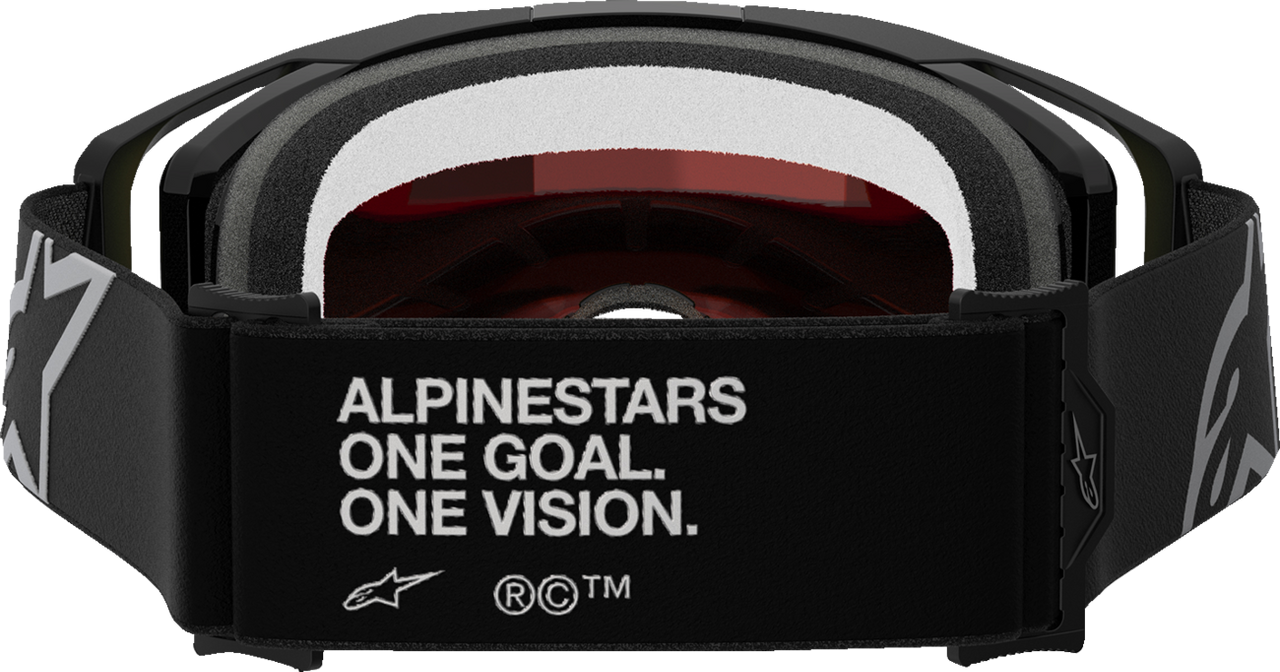 ALPINESTARS GOGGLES Vision 8 Goggle - Corp - Black - Red Mirror Lens 5101625-1446