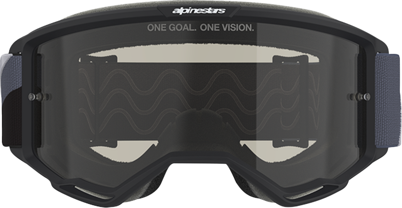 ALPINESTARS GOGGLES Vision Sand Goggle - Black/Gray - Dark Gray Smoke Lens 5100826-1572