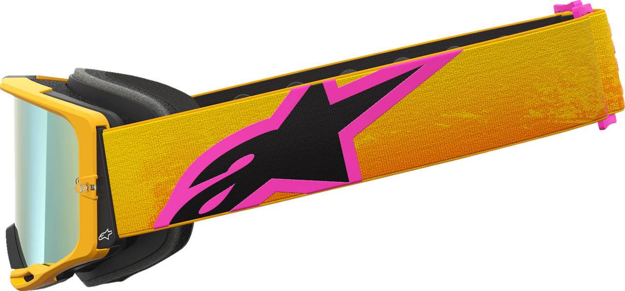 ALPINESTARS GOGGLES Vision 8 Goggle - Corp - Orange/Yellow/Pink - Gold Mirror Lens 5101625-4005