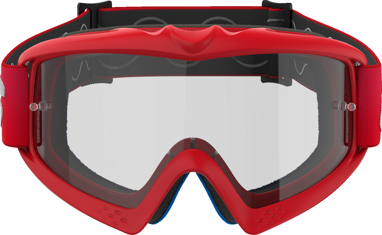 ALPINESTARS GOGGLES Youth Vision Goggle - Blaze - Red - Clear Lens 5140325-3067