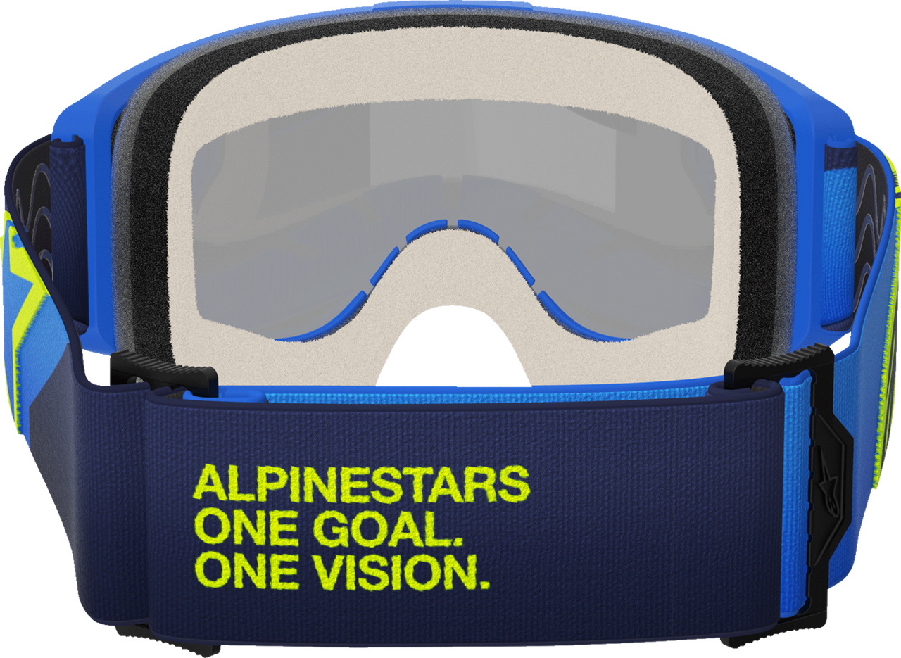 ALPINESTARS GOGGLES Vision 5 Goggle - Corp - Blue/Yellow - Blue Mirror Lens 5101825-7288