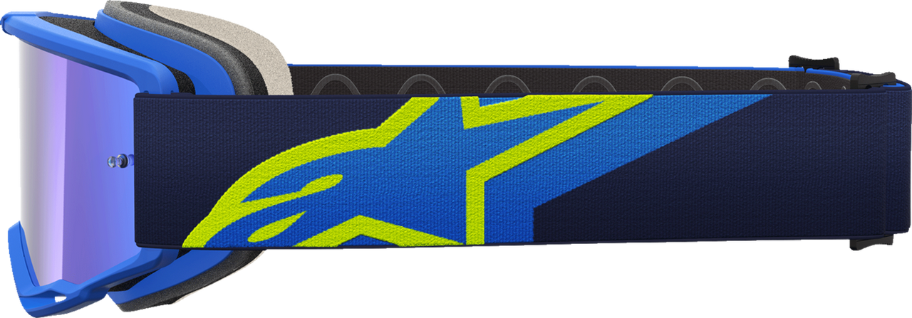 ALPINESTARS GOGGLES Vision 5 Goggle - Corp - Blue/Yellow - Blue Mirror Lens 5101825-7288