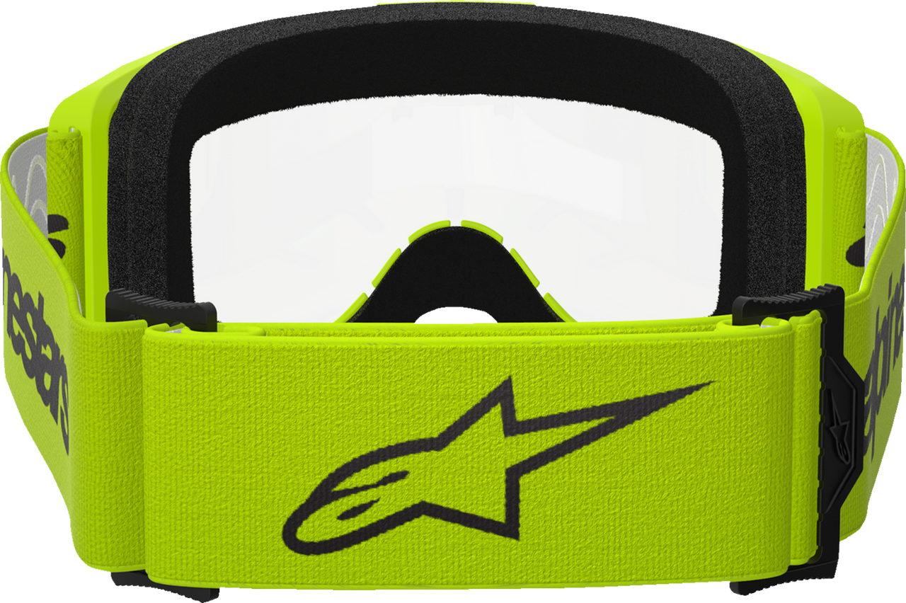 ALPINESTARS GOGGLES Vision 3 Goggle - Wordmark - Yellow - Clear Lens 5103325-5038