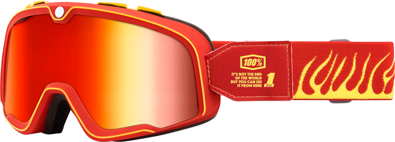 100% Barstow Goggle - Death Spray - Red Mirror Lens 50000-00011