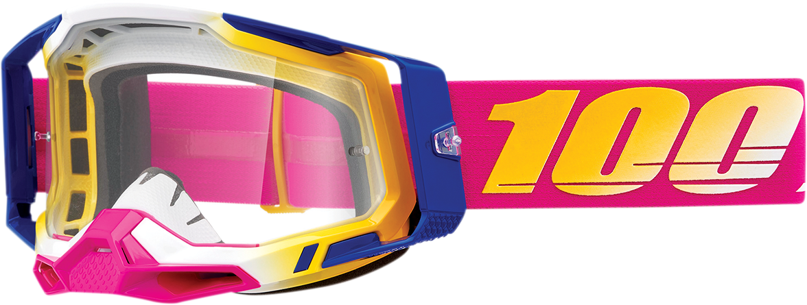 100% Racecraft 2 Goggle - Mission - Clear Lens 50009-00012