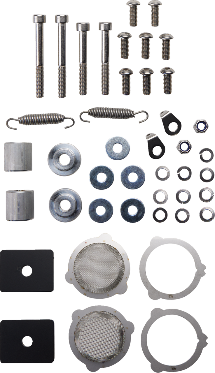 TRINITY RACING Stainless Steel Slip-On Muffler TR-4173S-SS