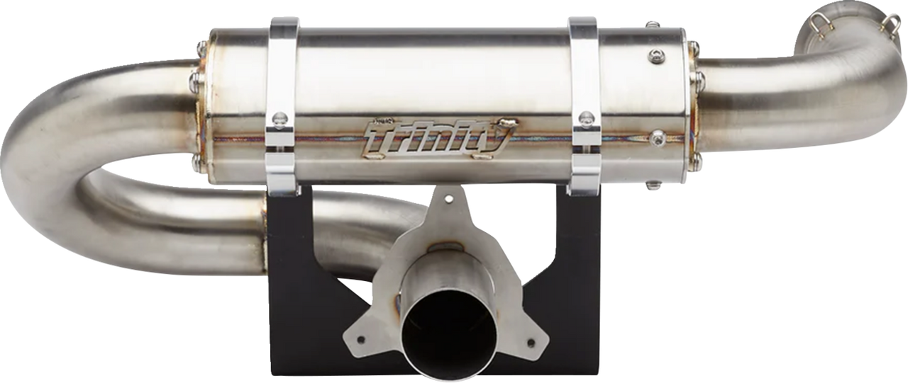 TRINITY RACING Center Exit Slip-On Muffler - With Tip TR-4184ST