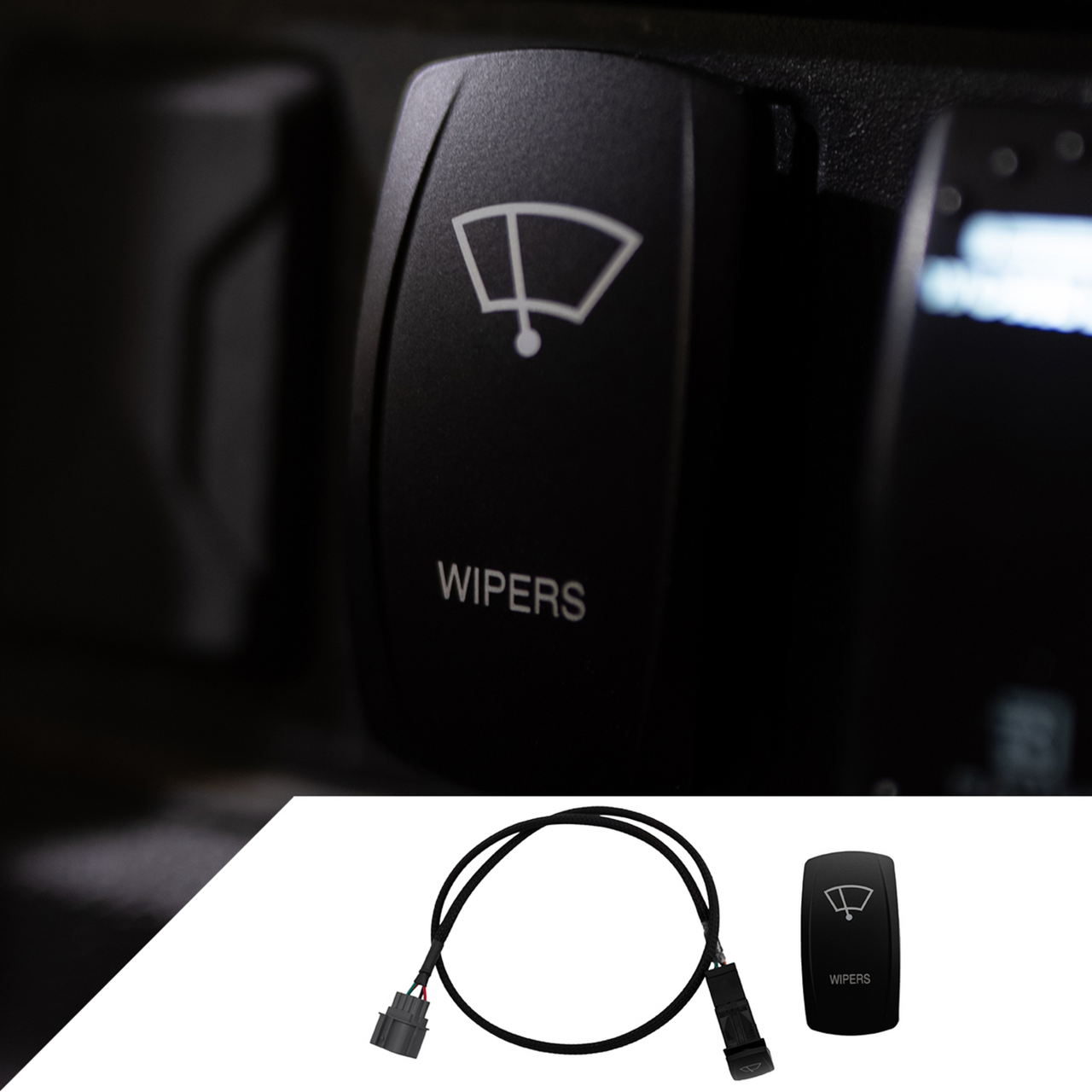 RAVEK Relocation Kit - Wiper Rocker Switch - CFMOTO 68-1008