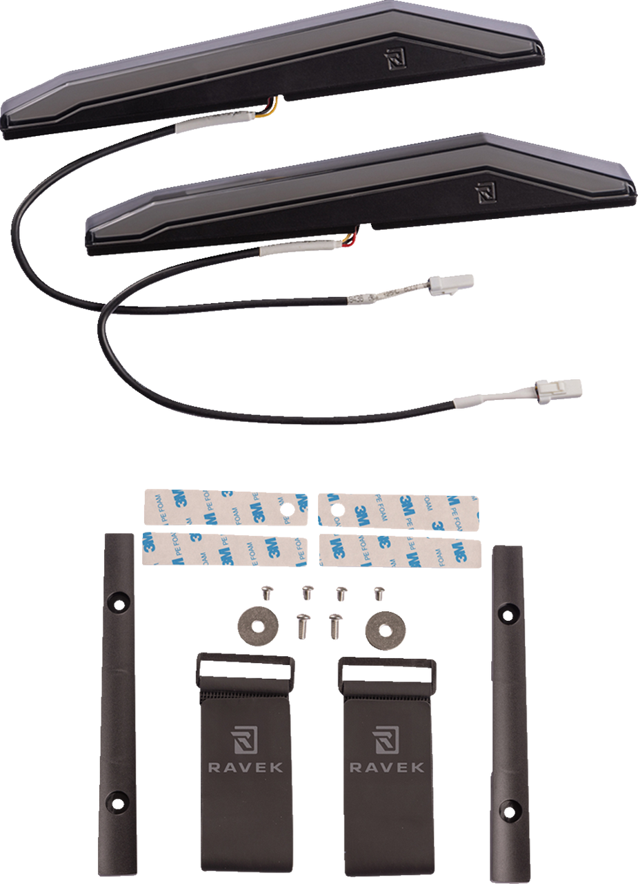 RAVEK Turn Signal/Brake Light - Red - Kawasaki 67-4005