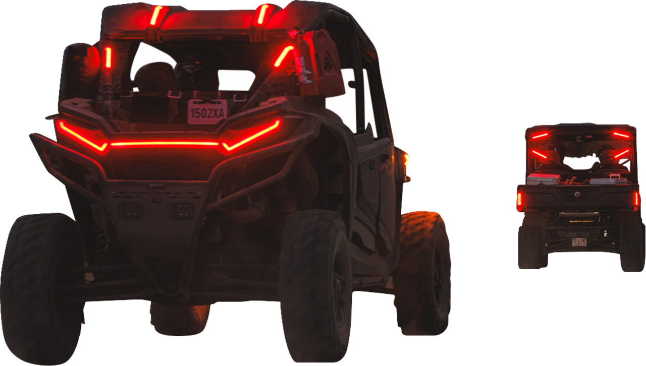 RAVEK Running/Brake Light - Red - Defender 65-101