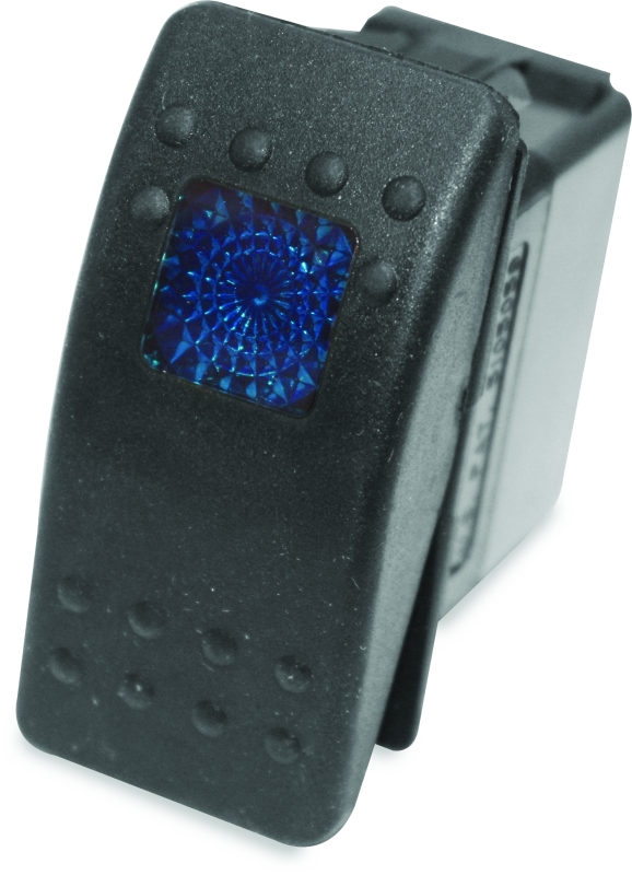 DragonFire Racing Lighted Switch On/Off Rocker Switch Blue Lite