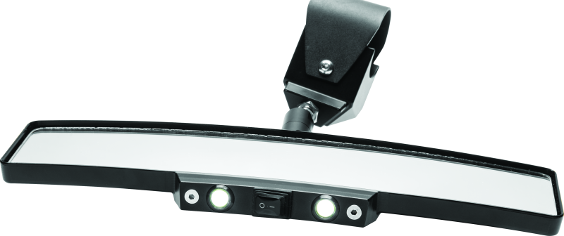 DragonFire Racing Lighted Rear View Mirror - 1.75-2 in.