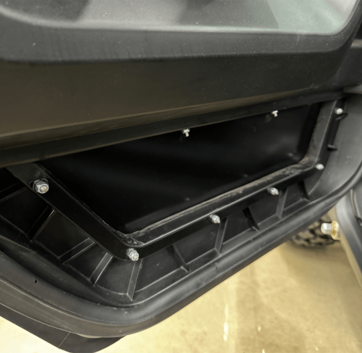 Polaris Xpedition Vented Lower Doors Inserts by AJK Offroad Interior View