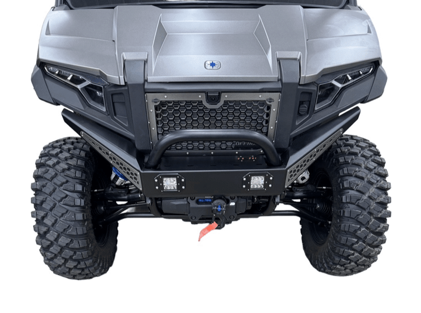 Polaris Xpedition Front Bumper by AJK Offroad Front Close Up of Bumper