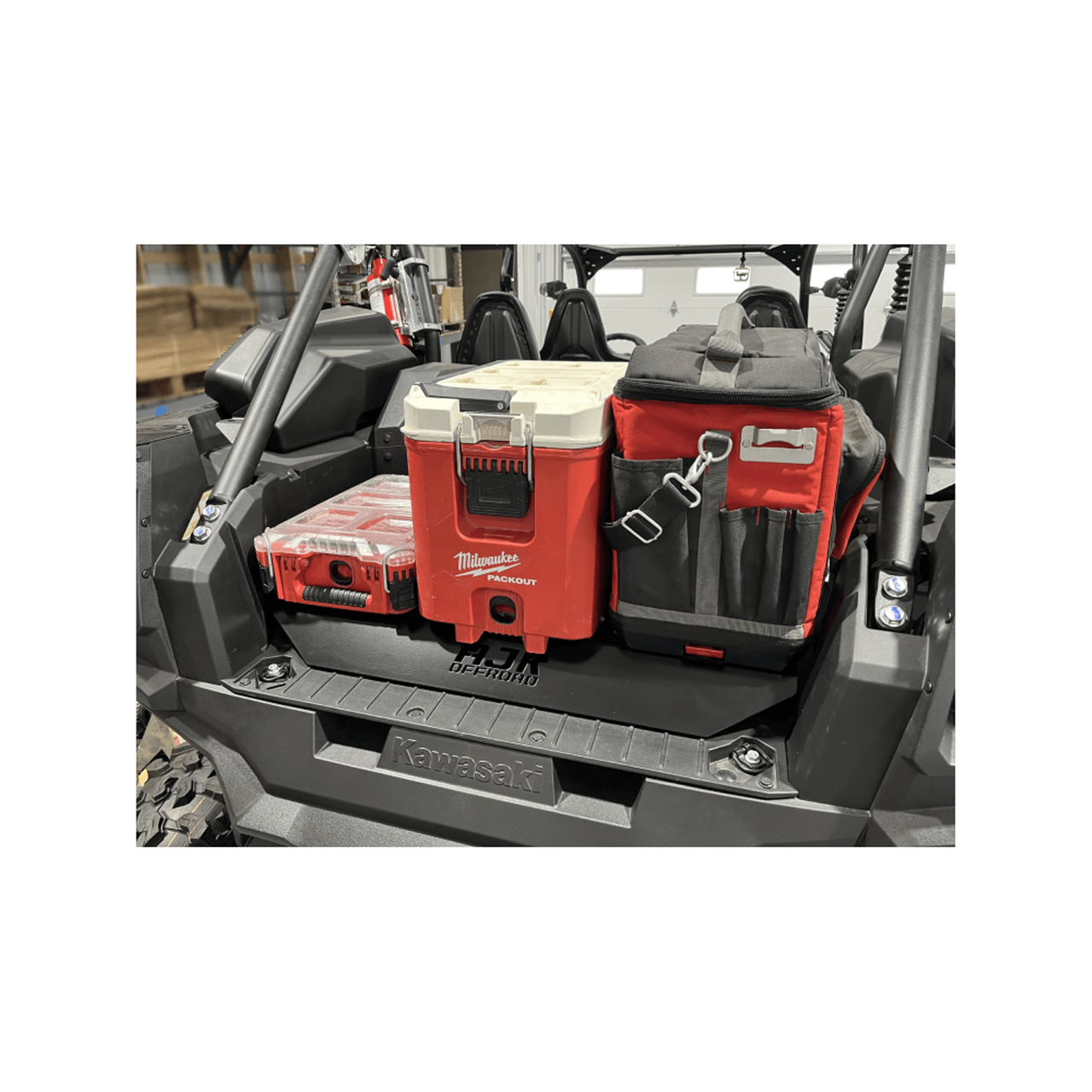 Kawasaki KRX Packout Mount (Subwoofer Compatible) | AJK Offroad