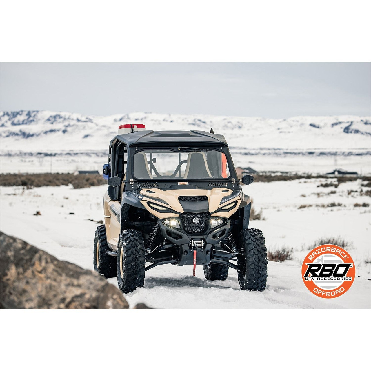 Yamaha Wolverine RMAX Folding Windshield