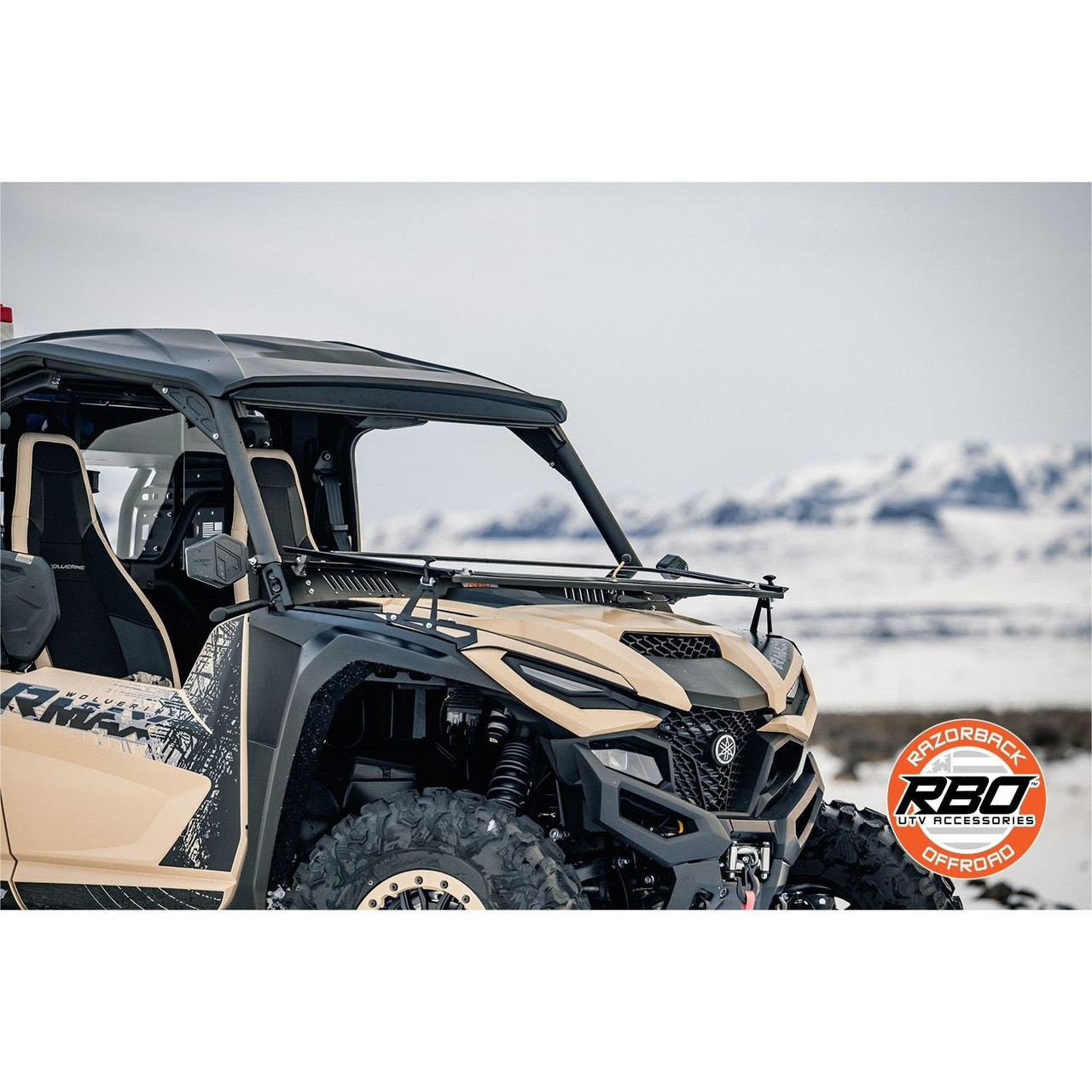 Yamaha Wolverine RMAX Folding Windshield