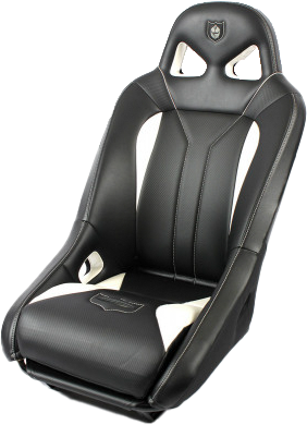 PRO ARMOR G2 Rear Seat in White for 2017 Polaris RZR Models