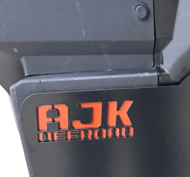 Polaris Xpedition Inner Fender Guards  AJK Offroad Logo Close Up